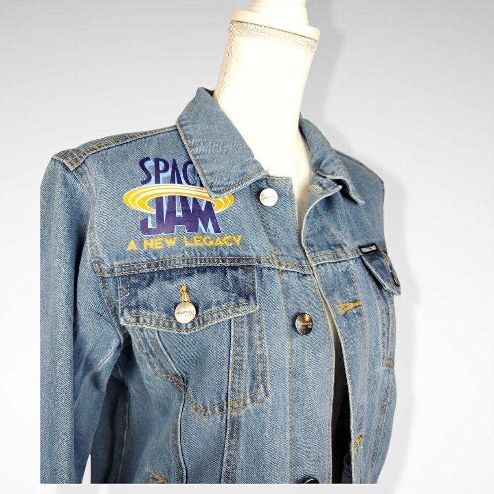 Looney Tunes Space Jam Members Only Denim Jacket - Picture 6 of 10